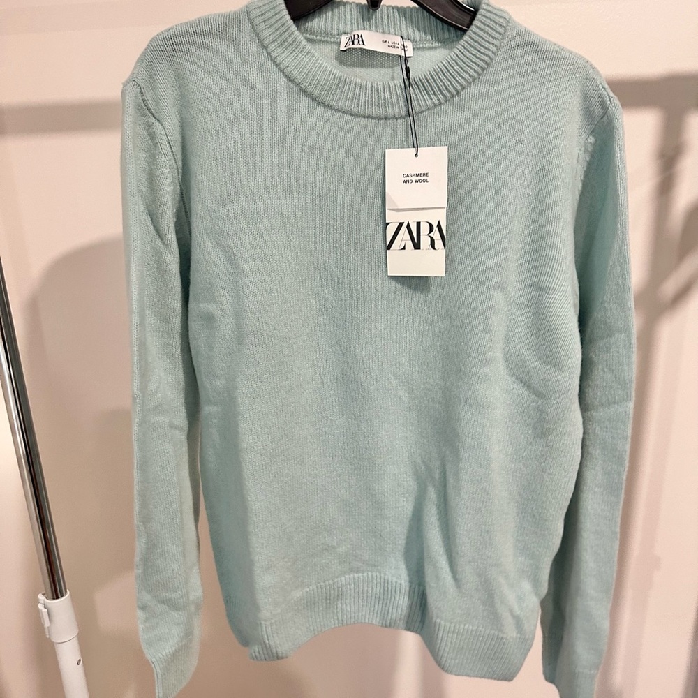 Zara Cashmere Wool Blend Knit Sweater - Picture 14 of 15